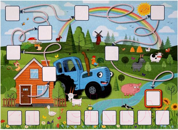 Изображение товара Настольная игра Умные игры Мега-квест. Синий Трактор / 4650250506713