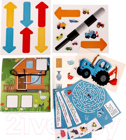 Изображение товара Настольная игра Умные игры Мега-квест. Синий Трактор / 4650250506713