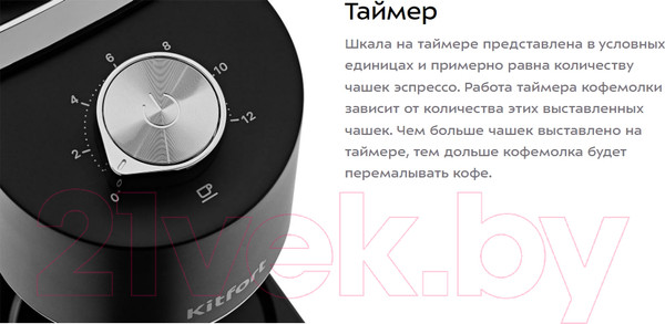 Изображение товара Кофемолка Kitfort KT-787
