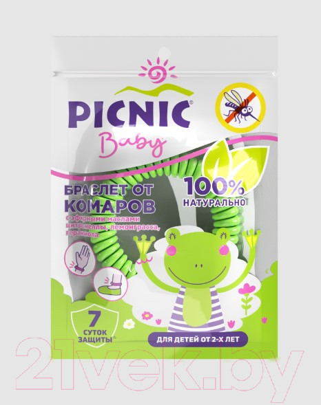 Изображение товара Браслет от насекомых PICNIC Baby Репеллентный