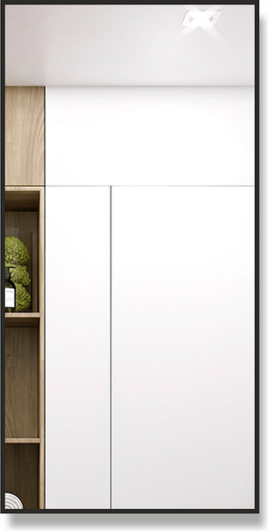 Изображение товара Зеркало Алмаз-Люкс М-420 (100x50см, в черной алюминиевой раме)