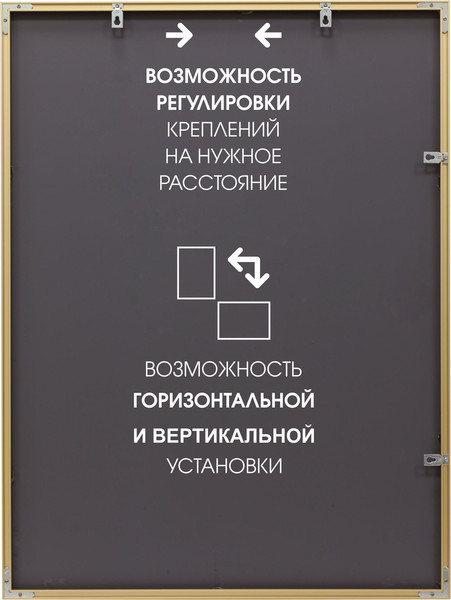 Изображение товара Зеркало Алмаз-Люкс М-425 (120x60см, в алюминиевой раме)