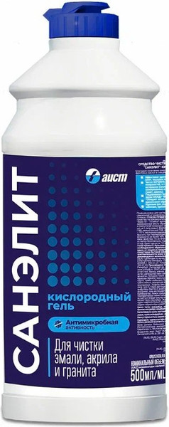 Изображение товара Универсальное чистящее средство Санэлит Кислородный гель (500мл)