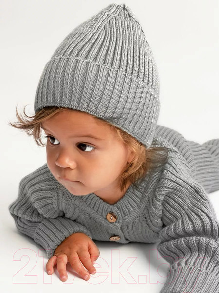 Изображение товара Шапка детская Amarobaby Pure Love Tot / AB-OD22-PLT16/11-44 (серый, р. 44)