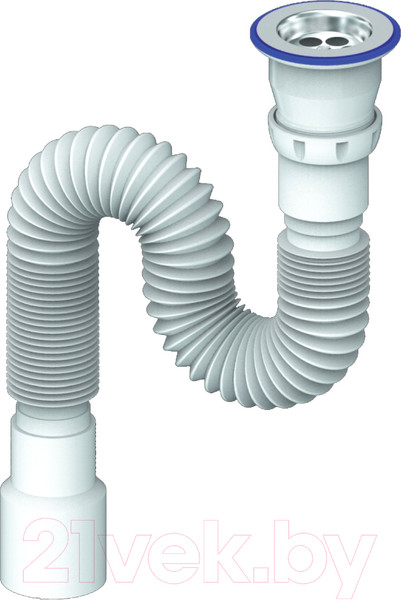 Изображение товара Слив (гофра) Unicorn 1 1/2"x40x50 D220 800мм