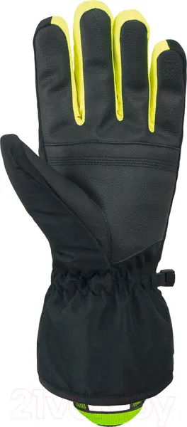 Изображение товара Перчатки лыжные Reusch Snow King / 6201198-7800 (р-р 9, Black/Dress Blue/Safety Yellow)