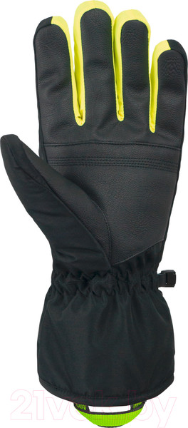 Изображение товара Перчатки лыжные Reusch Snow King / 6201198-7800 (р-р 9.5, Black/Dress Blue/Safety Yellow)