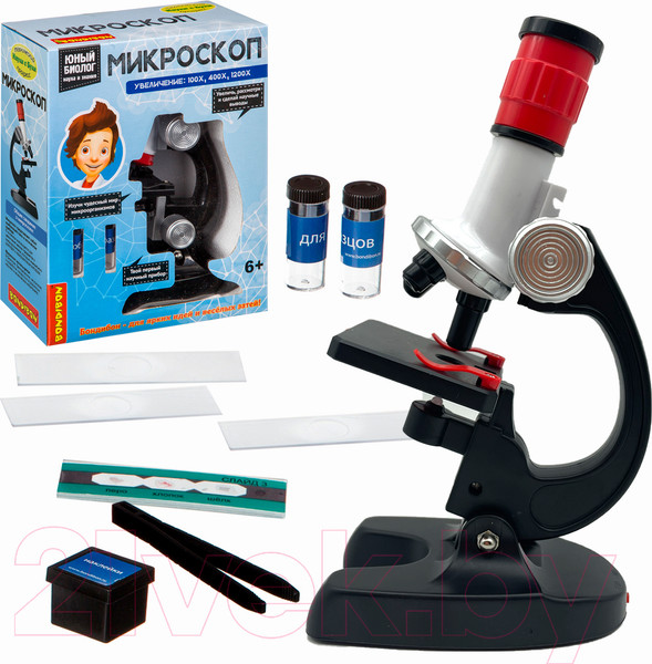 Изображение товара Микроскоп оптический Bondibon Французские опыты. Науки с Буки / ВВ5654