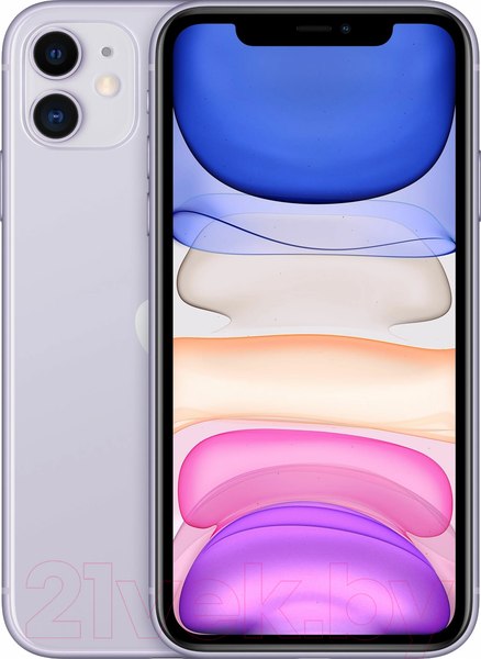 Изображение товара Смартфон восстановленный Apple iPhone 11 128GB Flip Грейд A (фиолетовый)