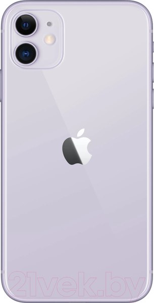 Изображение товара Смартфон восстановленный Apple iPhone 11 128GB Flip Грейд A (фиолетовый)