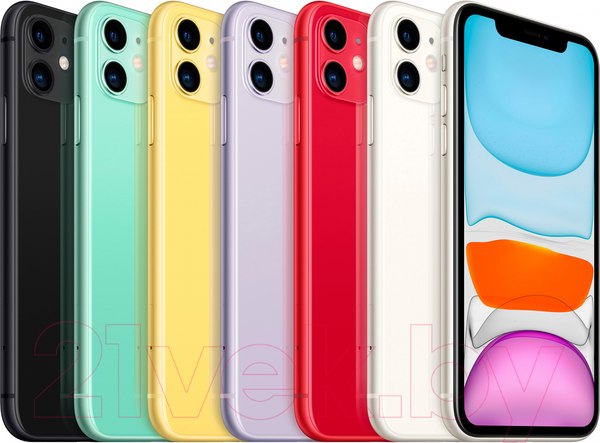 Изображение товара Смартфон восстановленный Apple iPhone 11 128GB Flip Грейд A (фиолетовый)