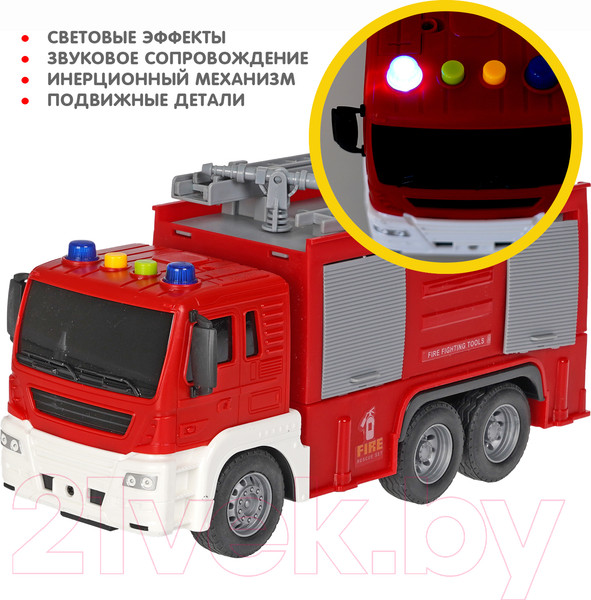 Изображение товара Автомобиль игрушечный Bondibon Пожарная служба Парк техники / ВВ5525