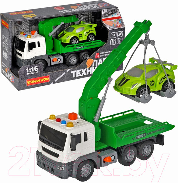 Изображение товара Эвакуатор игрушечный Bondibon Парк техники / ВВ5527
