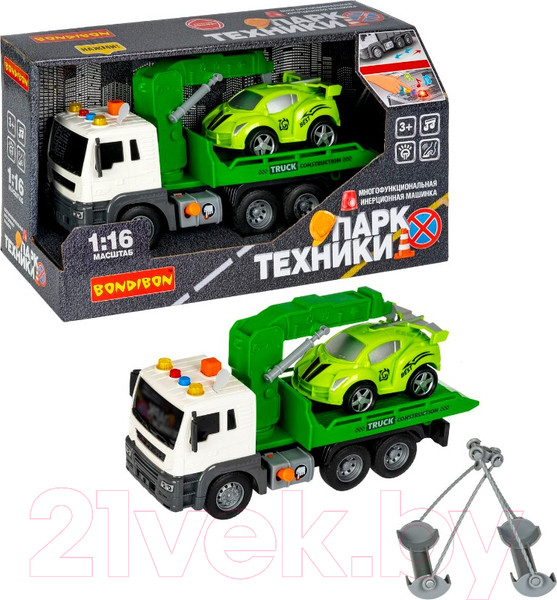 Изображение товара Эвакуатор игрушечный Bondibon Парк техники / ВВ5527