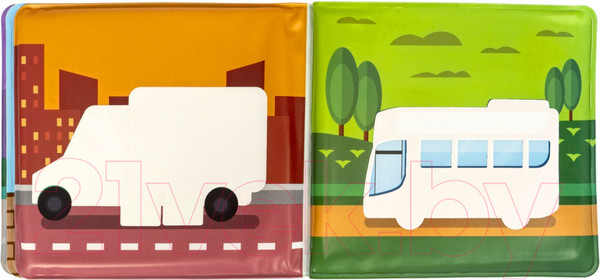 Изображение товара Игрушка для ванной Bondibon Книга для купания. Транспорт / ВВ5658