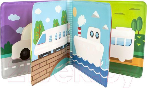 Изображение товара Игрушка для ванной Bondibon Книга для купания. Транспорт / ВВ5658