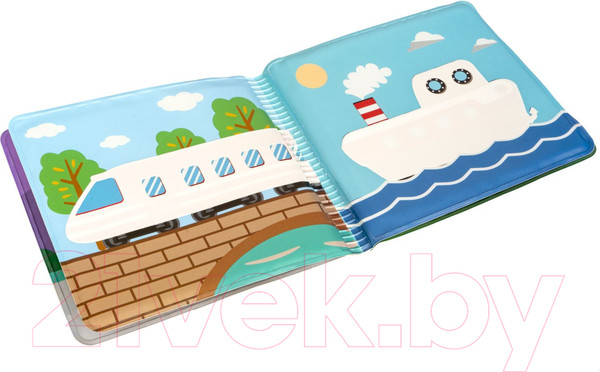 Изображение товара Игрушка для ванной Bondibon Книга для купания. Транспорт / ВВ5658