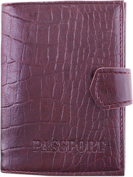 Изображение товара Обложка на паспорт OfficeSpace 222067 (терракотовый/крокодил)