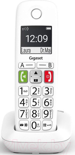Изображение товара Беспроводной телефон Gigaset E290 SYS RUS / S30852-H2901-S302 (белый)