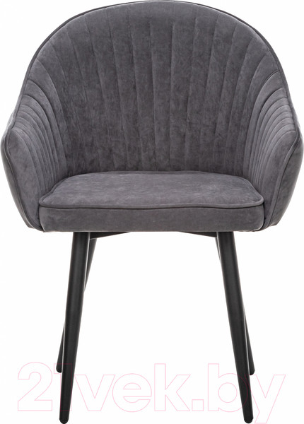 Изображение товара Стул Импэкс Leset Вайд с подлокотниками (черный/велюр графит)