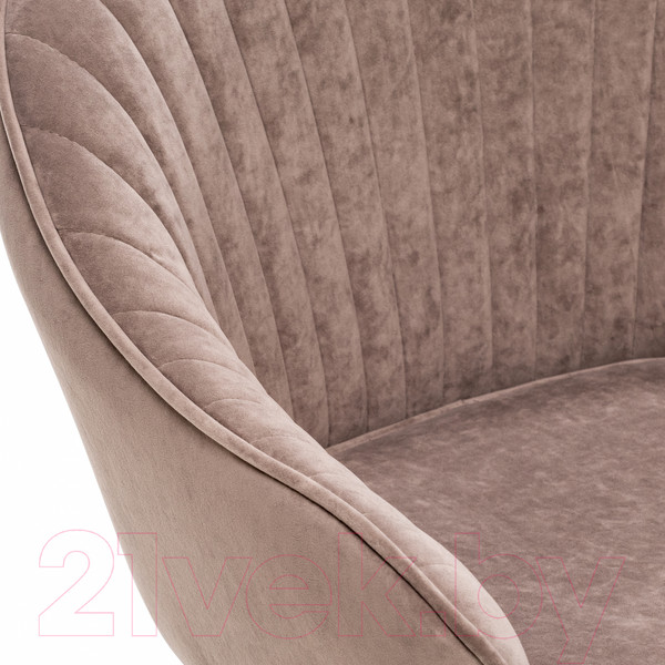 Изображение товара Стул Импэкс Leset Вайд с подлокотниками (белый/велюр латте)