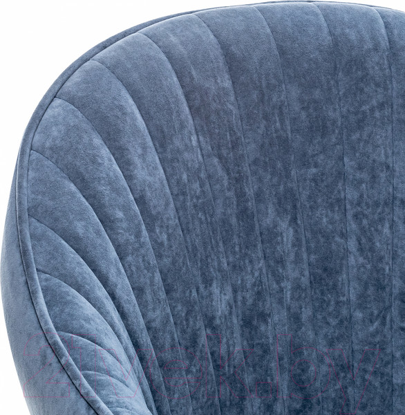 Изображение товара Стул Импэкс Leset Вайд с подлокотниками (белый/велюр синий)