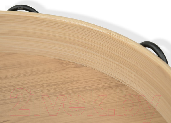 Изображение товара Журнальный столик Sheffilton SHT-CT26 (черный муар/прозрачный лак)