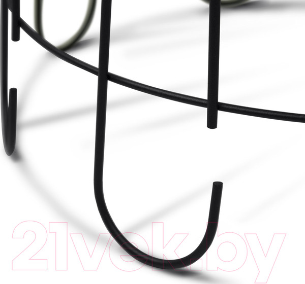 Изображение товара Журнальный столик Sheffilton SHT-CT26 (черный муар/прозрачный лак)