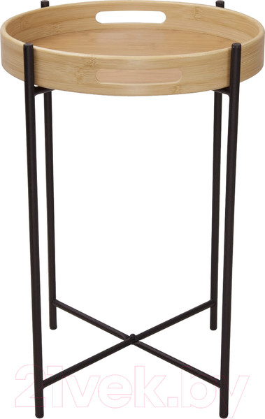 Изображение товара Журнальный столик Sheffilton SHT-CT30 (черный муар/прозрачный лак)