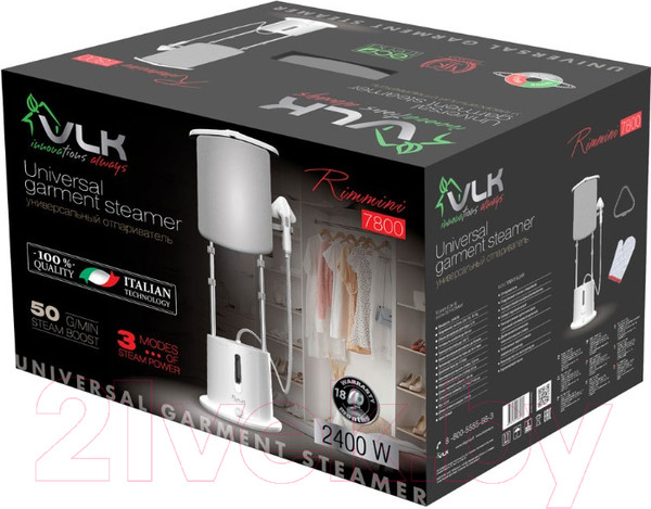 Изображение товара Отпариватель VLK Rimmini 7800 (белый)