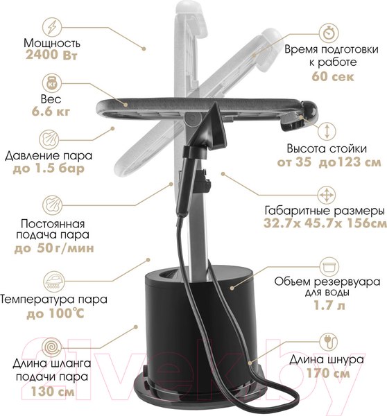 Изображение товара Отпариватель Endever Odyssey Q-12 (черный)