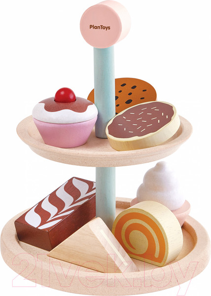 Изображение товара Набор игрушечных продуктов Plan Toys Пирожные / 3489