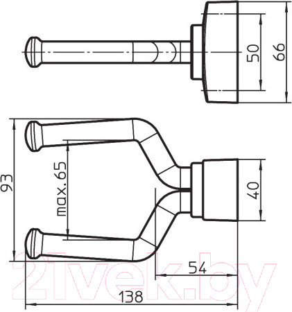 Изображение товара Гитарный держатель Konig & Meyer 16280-000-55