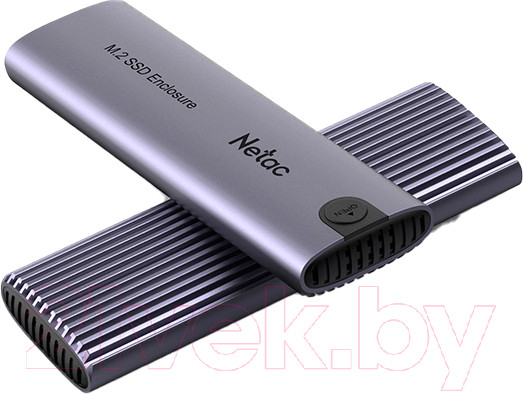 Изображение товара Бокс для жесткого диска Netac WH51 USB3.1 Gen2 + кабель А-C, кабель C-С (NT07WH51-32C2)
