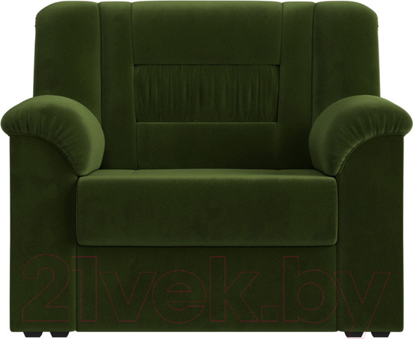 Изображение товара Кресло мягкое Лига Диванов Карелия 341 (микровельвет зеленый)