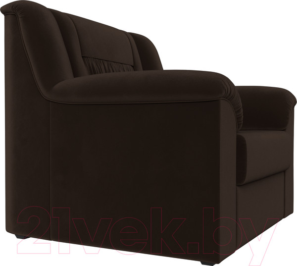 Изображение товара Кресло мягкое Лига Диванов Карелия 341 (микровельвет коричневый)