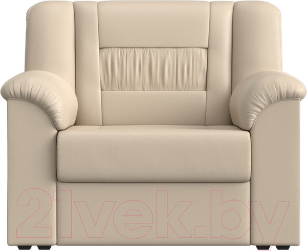 Изображение товара Кресло мягкое Лига Диванов Карелия 341 (экокожа бежевый)