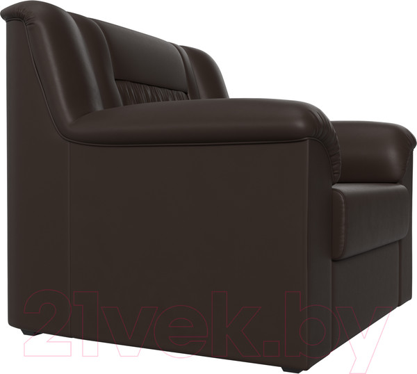 Изображение товара Кресло мягкое Лига Диванов Карелия 341 (экокожа коричневый)