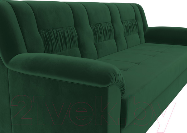 Изображение товара Диван Лига Диванов Карелия 342 (велюр зеленый)