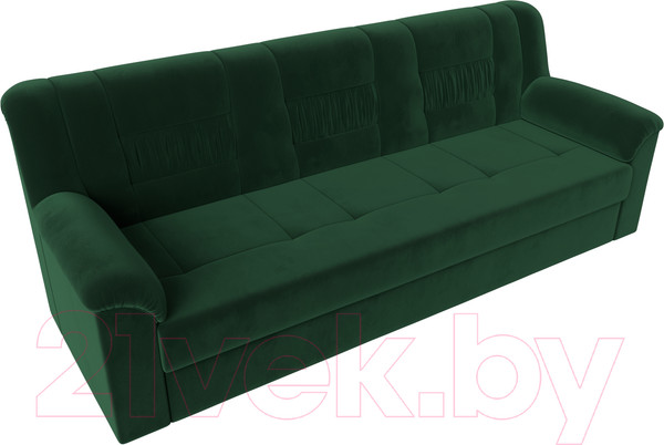 Изображение товара Диван Лига Диванов Карелия 342 (велюр зеленый)