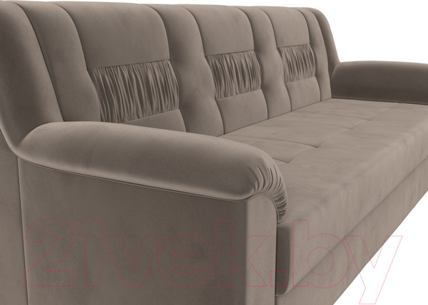 Изображение товара Диван Лига Диванов Карелия 342 (велюр коричневый)