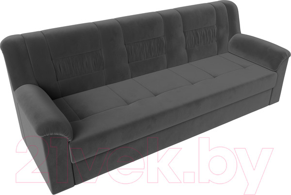 Изображение товара Диван Лига Диванов Карелия 342 (велюр серый)