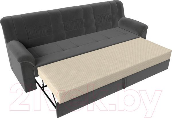 Изображение товара Диван Лига Диванов Карелия 342 (велюр серый)