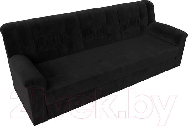 Изображение товара Диван Лига Диванов Карелия 342 (велюр черный)