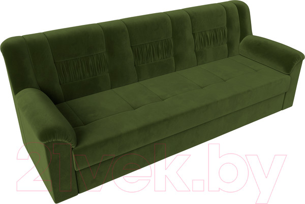 Изображение товара Диван Лига Диванов Карелия 342 (микровельвет зеленый)