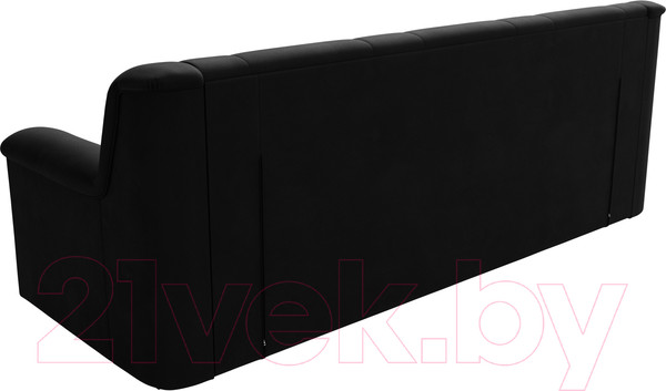 Изображение товара Диван Лига Диванов Карелия 342 (микровельвет черный)