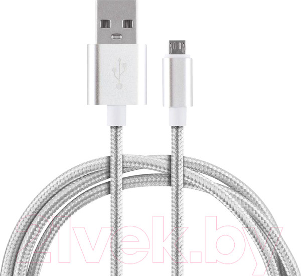 Изображение товара Кабель Energy ET-01 USB/MicroUSB / 006370 (серебристый)