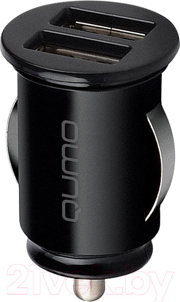 Изображение товара Адаптер питания автомобильный Qumo Energy Light Charger 0034 / Q32849 (черный)