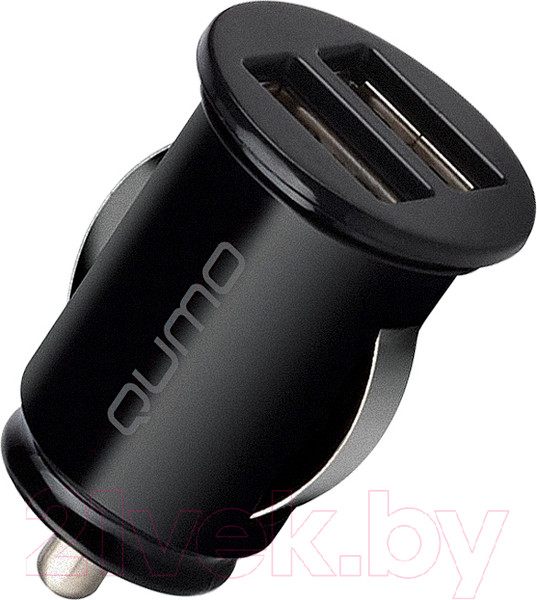 Изображение товара Адаптер питания автомобильный Qumo Energy Light Charger 0034 / Q32849 (черный)