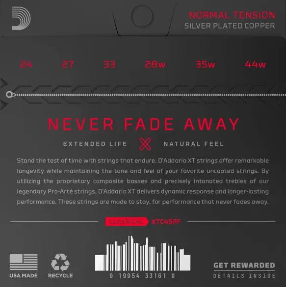 Изображение товара Струны для классической гитары D'Addario XTC45FF